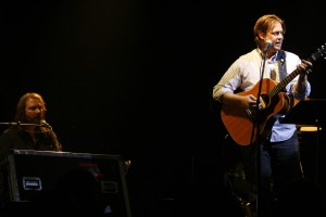 Heidecker & Wood and their band during a performance at the Echplex Jan 23, 2014. Copyright 2014 Bourgeois Magazine LA