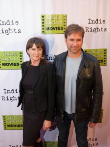 Indie Rights Movies owners, Linda Nelson and Michael Madison during the opening premier of FRAY. Copyright 2014 Bourgeois Magazine LA