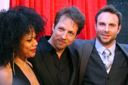 (L-R) Rayna Wrighton, Director: Geoff Ryan, and Actor: Bryan Kaplan Copyright 2014 Bourgeois Magazine LA